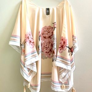 Vince Camuto Floral Kimono, O/S